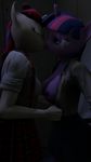  anthro areola breasts dashie116 equine erect_nipples female female/female friendship_is_magic horn kissing mammal moondancer_(mlp) my_little_pony nipples twilight_sparkle_(mlp) unicorn 