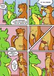  ball_growth balls breasts comic dragon female gender_transformation growth intersex lutrina male mammal mustelid naughtygryph otter penis soli transformation 