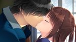  1girl closed_eyes couple game_cg hetero ichikawa_saasha kiss matsubara_kusuha neyuki_no_gen'ei 