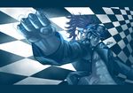  angry bad_id bad_pixiv_id black_rock_shooter chain clenched_hand gakuran gloves hat ioridonmax13 jojo_no_kimyou_na_bouken kuujou_joutarou male_focus manly muscle school_uniform stand_(jojo) star_platinum 