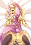  2015 anthro anthrofied anus butt butt_blush duo equine faceless_male female fluttershy_(mlp) freedomthai friendship_is_magic hair long_hair lying male male/female mammal my_little_pony nude on_front open_mouth pegasus penetration penis pussy sex vaginal vaginal_penetration wings 