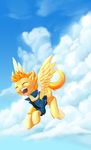 2015 dstears equine female feral friendship_is_magic happy mammal my_little_pony pegasus smile solo spitfire_(mlp) wings wonderbolts_(mlp) 