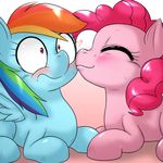  &lt;3 2015 behind-space blush cute duo earth_pony equine female female/female feral friendship_is_magic horse kissing mammal my_little_pony pegasus pinkie_pie_(mlp) pony rainbow_dash_(mlp) smile wings 