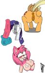  2015 amy_rose animal_genitalia anthro applejack_(mlp) balls big_breasts blood blue_eyes blush breasts butt cum cum_on_face cutie_mark disembodied_penis distancedpsyche drooling duo equine erection friendship_is_magic green_eyes hair hedgehog horn horse horsecock male mammal my_little_pony nosebleed open_mouth penis pony presenting presenting_hindquarters purple_hair rarity_(mlp) saliva smile sonic_(series) tongue unicorn vein 