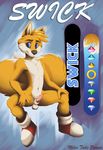  anthro balls canine erection fox male mammal miles_prower penis shiuk solo sonic_(series) 