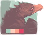  ambiguous_gender avian beak feathers shade-shypervert solo 