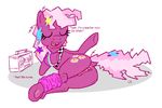  2015 anus cheerilee_(mlp) clothing equine female feral friendship_is_magic horse leg_warmers legwear liquidrabbit mammal my_little_pony presenting pussy scarf simple_background solo 