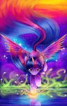  2015 equine female feral friendship_is_magic horn lyra-senpai mammal my_little_pony solo twilight_sparkle_(mlp) winged_unicorn wings 