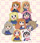  :d ayase_eli black_hair blazer blonde_hair blue_eyes book brown_eyes brown_hair chibi chopsticks commentary_request cup_ramen eating fang green_eyes himouto!_umaru-chan holding holding_panties hoshizora_rin jacket koizumi_hanayo kousaka_honoka long_hair long_sleeves love_live! love_live!_school_idol_project lying minami_kotori multiple_girls nishikino_maki on_stomach open_mouth otonokizaka_school_uniform panties pleated_skirt purple_eyes purple_hair reading red_hair school_uniform short_hair skirt smile sonoda_umi sooki toujou_nozomi underwear wavy_mouth yazawa_nico 