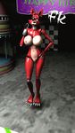  2015 animated animatronic big_breasts breasts canine crossgender f-kn female five_nights_at_freddy&#039;s fox foxy_(fnaf) fur huge_breasts machine mammal nude piercing red_fur robot solo tongue unknown video_games walking 