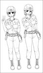 female_soldier gogocherry monochrome sex_slave soldier uniform 