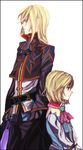  back-to-back blonde_hair child dual_persona long_hair male_focus multiple_boys richard_(tales) ruru_(pixiv333527) tales_of_(series) tales_of_graces white_background 