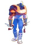  bengus final_fight helmet male_focus official_art sodom solo street_fighter street_fighter_zero_(series) white_background 