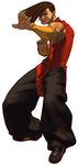  brown_hair highres ikeno_daigo male_focus official_art solo street_fighter street_fighter_iii_(series) white_background yang_lee 