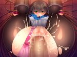  1girl aftersex ahegao aikawa_arisa censored cum cum_in_pussy fucked_silly lilith-soft long_hair mido_haruka panties pink_panties rape restrained sex taimanin_asagi taimanin_asagi_battle_arena torn_clothes underwear vaginal 