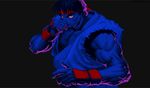  1boy animated animated_gif capcom dougi looking_at_viewer oldschool ryu ryuu_(street_fighter) short_hair solo street_fighter 
