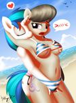  &lt;3 anthro anthrofied beach big_eyes bikini black_hair blue_hair breast_grab breast_squeeze breasts burgerkiss clothed clothing cloud cutie_mark duo equine eyes_closed female female/female fingering friendship_is_magic grey_skin hair half-closed_eyes horse mammal multicolored_hair my_little_pony navel octavia_(mlp) open_mouth outside panties pony pussy_juice seaside smile swimsuit tongue two_tone_hair underwear vaginal vaginal_fingering vinyl_scratch_(mlp) white_skin 