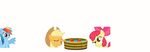  2015 animated apple apple_bloom_(mlp) applejack_(mlp) big_macintosh_(mlp) bucket dialogue english_text equine female friendship_is_magic fruit granny_smith_(mlp) group i_animate_ponymotes mammal my_little_pony rainbow_dash_(mlp) text water 