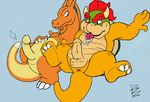  2015 3_toes after_sex anus balls blue_background bowser bowserboy101 charizard claws cum cum_in_mouth cum_inside cum_on_tongue cum_string dragon duo erection gaping gaping_anus green_scales hair hand_on_stomach hindpaw horn interspecies koopa legs_up lying male male/male mario_bros masturbation multicolored_scales nintendo nude on_back oral orange_scales paws penis pok&eacute;mon reclining red_hair scalie simple_background smirk soles spreading sweat tan_scales toe_claws toe_curl toes tongue tongue_out two_tone_scales video_games 