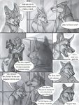  anthro canine comic cover cover_page fox greyscale male mammal marcus monochrome page_1 piercing reis rukis school spanish spanish_text text wolf z0rro 