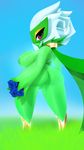  2015 anthro big_breasts blush breasts butt clothing erect_nipples female flora_fauna flower hair huge_breasts humanoid looking_at_viewer nintendo nipples nude open_mouth plant plantpenetrator pok&eacute;mon pussy red_eyes roserade solo video_games white_hair wide_hips 