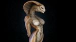  2015 3d absurd_res alien anthro big_breasts breasts bust_(disambiguation) cgi cobra digital_media_(artwork) female hi_res naga nude red_eyes reptile scalie snake solo video_games viper_(x-com) wattchewant wide_hips x-com 