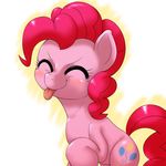  2015 behind-space cute earth_pony equine female feral friendship_is_magic horse mammal my_little_pony pinkie_pie_(mlp) pony smile solo tongue tongue_out 