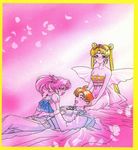  bishoujo_senshi_sailor_moon chiba_mamoru chibi_usa child long_hair pink pink_hair smile tsukino_usagi usagi 