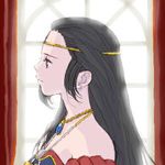  black_hair earrings gensou_suikoden gensou_suikoden_ii jewelry jillia_blight konami long_hair lowres necklace pendant suikoden suikoden_ii y 