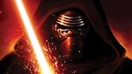  damaged energy energy_sword epic helmet hood kylo_ren lens_flare lightsaber looking_at_viewer mask official_art promotional_art realistic science_fiction sith solo sparks star_wars star_wars:_the_force_awakens sword weapon 