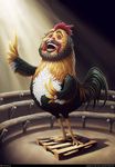  avian beak bird chicken claws edit feathers hi_res light luciano_pavarotti male nightmare_fuel open_mouth parody singing tiago_hoisel what 