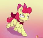  2015 alasou apple_bloom_(mlp) cute earth_pony equine female feral friendship_is_magic horse mammal my_little_pony pony solo 