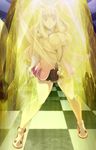  1girl animal_ears blue_eyes breasts bunny_ears female highres huge_breasts large_breasts long_hair melona nipples pink_hair queen&#039;s_blade queen's_blade solo standing stitched topless 