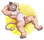  balls erection feline lion male mammal penis rustywolf 