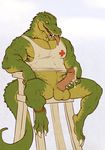  alligator anthro balls barefoot biceps claws clothed clothing cum cum_on_hand cum_on_penis erection half-dressed hi_res league_of_legends lifeguard looking_down male manly masturbation muscles nude open_mouth orgasm pecs penis renekton reptile scalie sharp_claws sharp_teeth shirt sitting smile solo spread_legs spreading teeth thewielder toe_claws tongue tongue_out video_games 