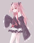  fang highres krul_tepes ond owari_no_seraph pink_hair red_eyes solo 