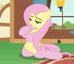  2015 clothing equine female feral fluttershy_(mlp) friendship_is_magic legwear mammal my_little_pony pegasus pussy shutterflyeqd socks solo wings 