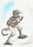  feline liquid_latex male mammal rubber solo symbiote traditional_media_(artwork) transformation 