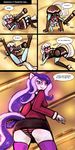  anthro camera clothing comic eqg female friendship_is_magic lumineko luna my_little_pony panties photo_finish_(mlp) princess_luna_(mlp) skirt underwear upskirt vice_principal_luna 