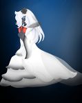  blush clothing darkrai dress female legendary_pok&eacute;mon nintendo pok&eacute;mon pokeality_love solo video_games wedding_dress 