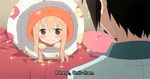  1boy 1girl animated animated_gif doma_taihei doma_umaru glasses himouto!_umaru-chan subtitled 