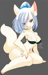  blue_eyes canine cream_fur dog ehime_mikan female fur kemono mammal white_fur 