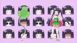  4girls alternate_costume animated animated_gif black_hair dancing multiple_girls wakaba_girl 