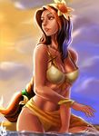  1girl carlos_eduardo league_of_legends leona leona_(league_of_legends) raichiyo33 sky solo 