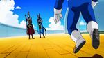  3boys animated animated_gif black_hair dragon_ball dragon_ball_super dragonball_z multiple_boys running 