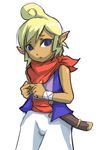  artist_request blonde_hair blue_eyes neckerchief pirate pointy_ears sheath solo tetra the_legend_of_zelda tomboy wristband 