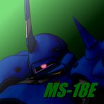  gradient_background gundam gundam_0080 kampfer_(mobile_suit) mecha no_humans solo upper_body 