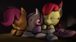  2015 3d apple_bloom_(mlp) cute earth_pony equine female feral friendship_is_magic horn horse legoguy9875 mammal my_little_pony pegasus pony scootaloo_(mlp) sleeping sweetie_belle_(mlp) unicorn wings young 