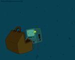  adventure_time animated bag batteries bmo grass machine not_furry outside robot screencap video_games 