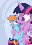  &lt;3 &lt;3_eyes 2015 cute duo equine female feral friendship_is_magic horn hug mammal mistydash my_little_pony pegasus rainbow_dash_(mlp) smile twilight_sparkle_(mlp) winged_unicorn wings 